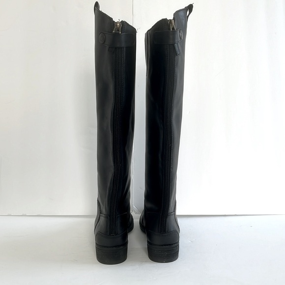 Sam Edelman $200 Penny Knee High Riding Black Leather Riding Boots Size 5 NWT - Picture 7 of 11